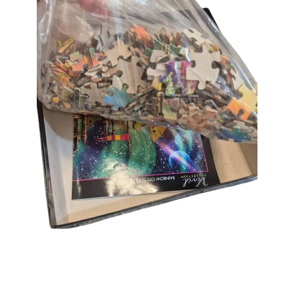 Buffalo Games Rainbow City Vivid Collection 1000 pc Jigsaw Puzzle